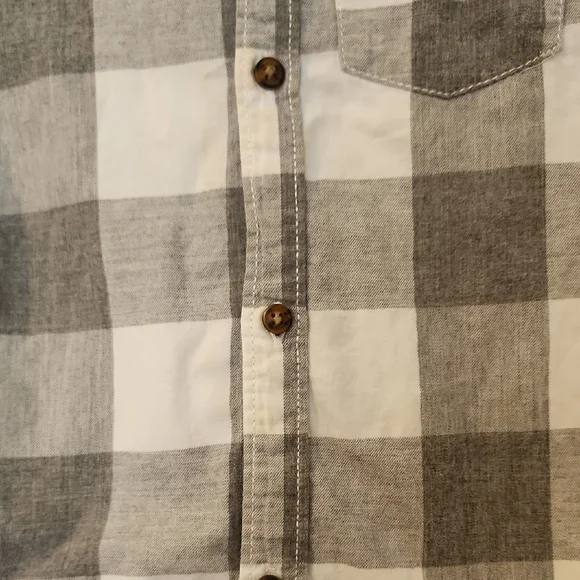 Carter's Black and White Checkered Kids Shirt - Picture 6 of 12